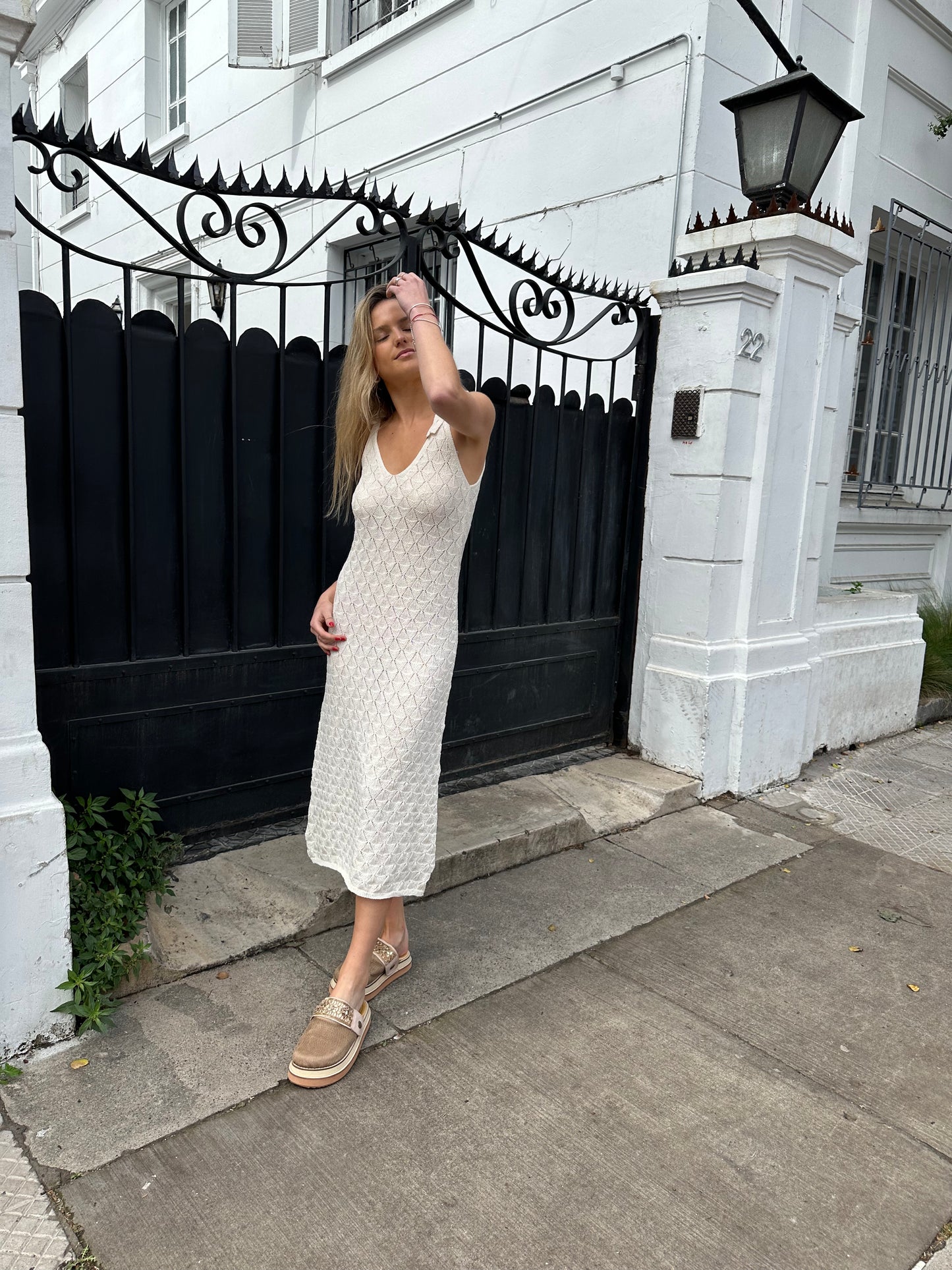 Vestido Petra crudo
