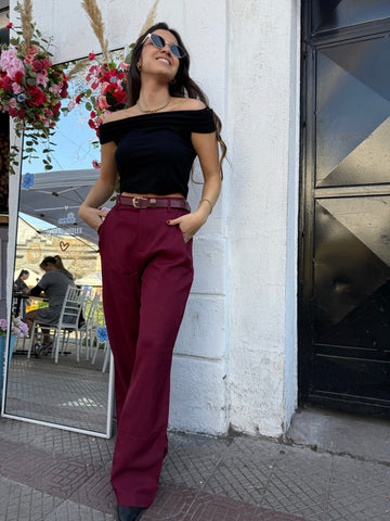 PANTALÓN KANSAS ROJO