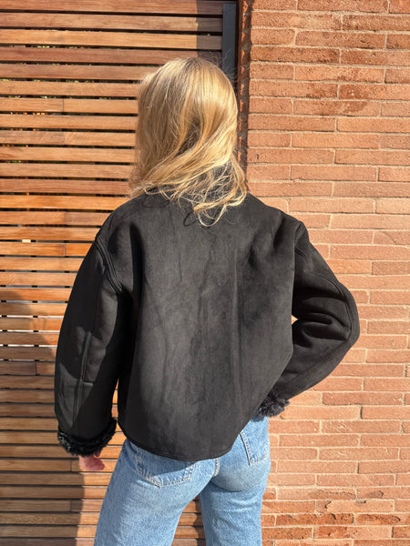 CAZADORA REVERSIBLE SIENA NEGRO