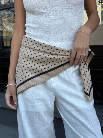 PAÑUELO BETANIA BEIGE LUNAR