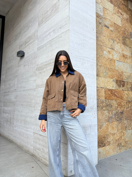 CHAQUETA CLARA CAFÉ
