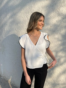 Blusa Camelia blanco