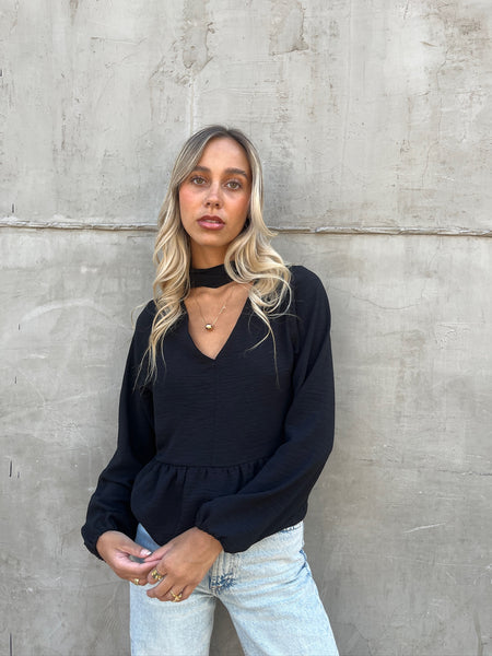 BLUSA CANDELARIA NEGRO