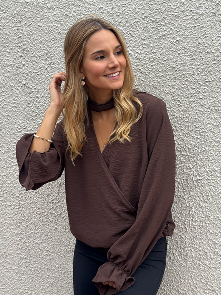 BLUSA GRANADA CAFÉ
