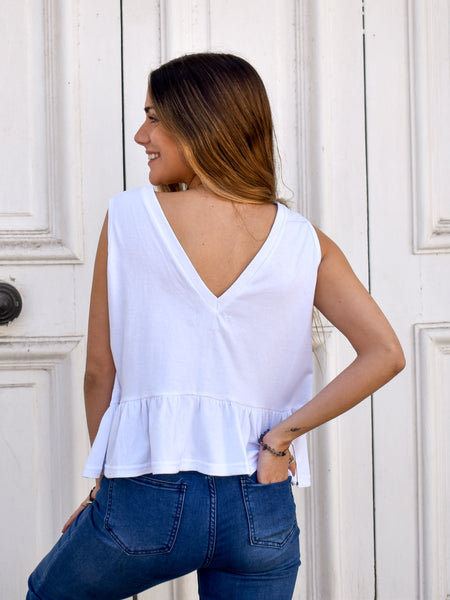 Polera Isidora blanco