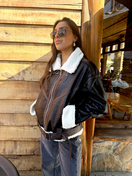 CAZADORA DALLAS NEGRO