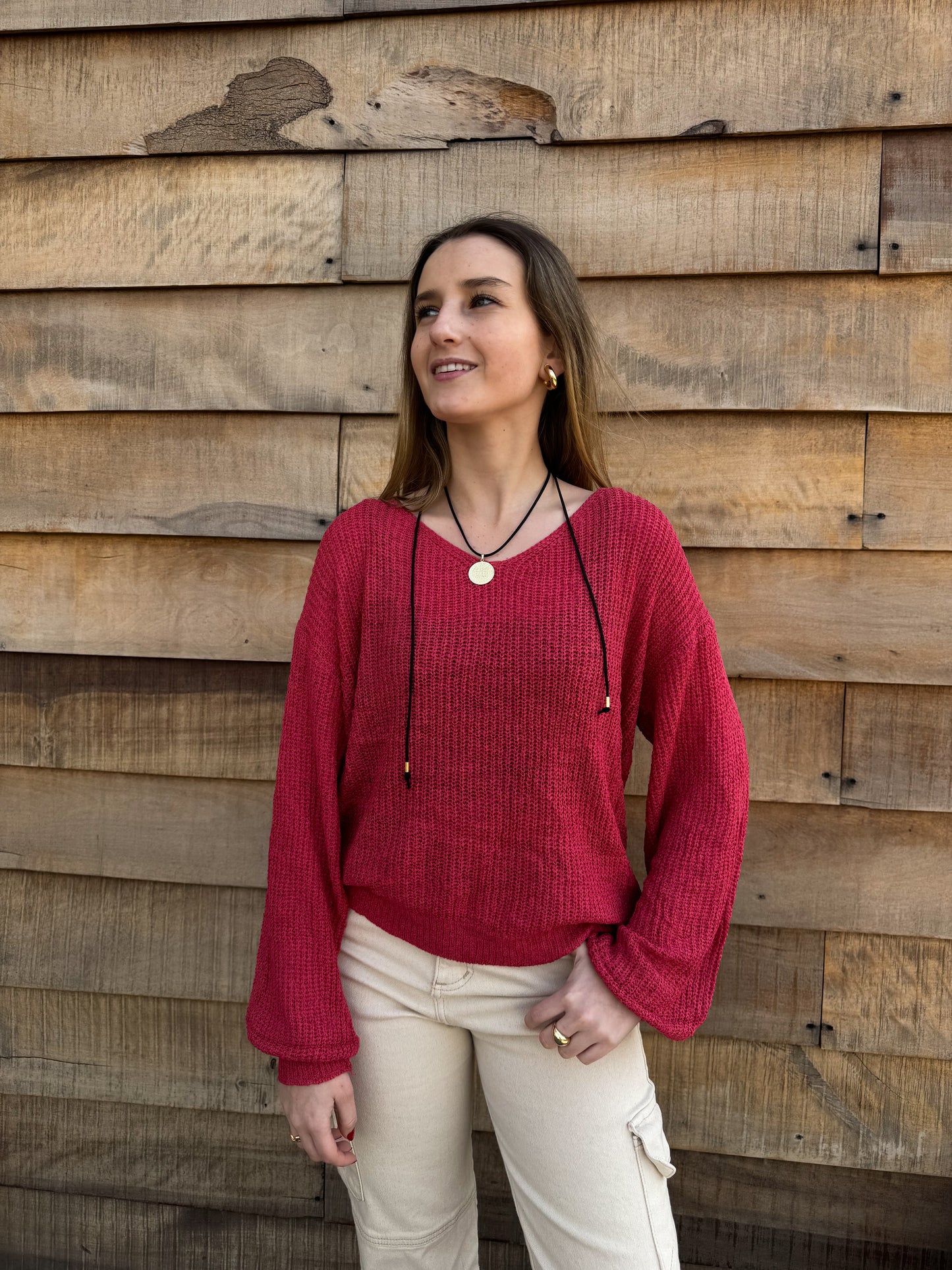 Sweater hilo Georgia coral