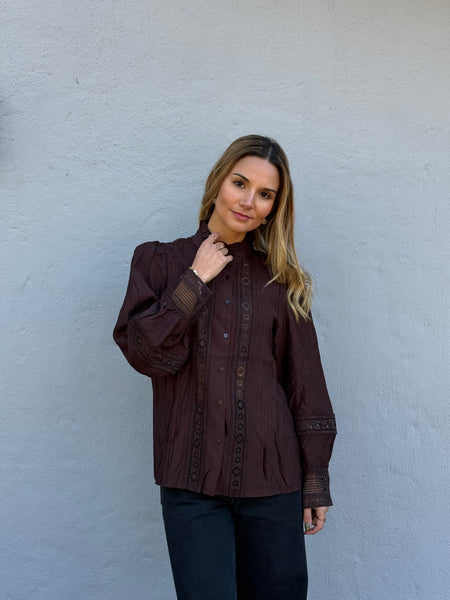 BLUSA OLIVIA CAFÉ