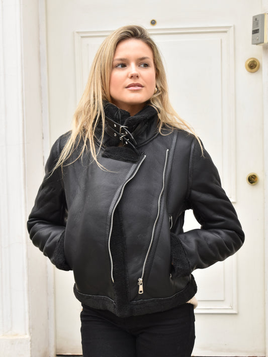 Cazadora Jacket lisa negro