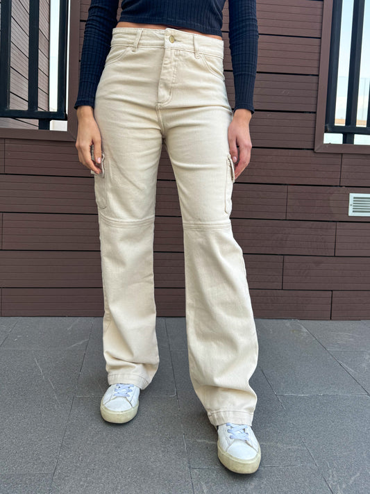 Jeans Megan beige