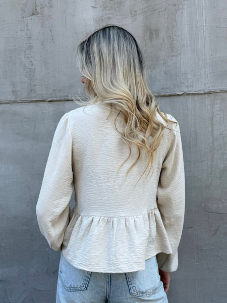 BLUSA CANDELARIA BEIGE
