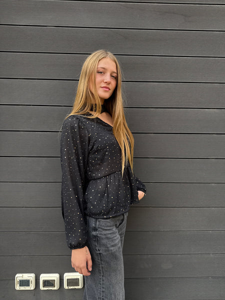 BLUSA CANDELARIA BRILLOS
