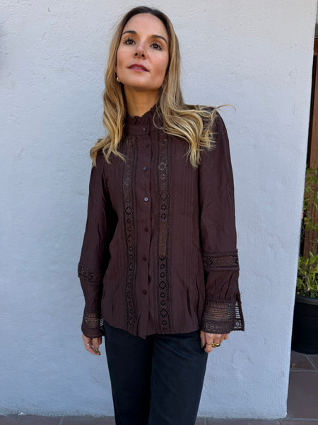 BLUSA OLIVIA CAFÉ