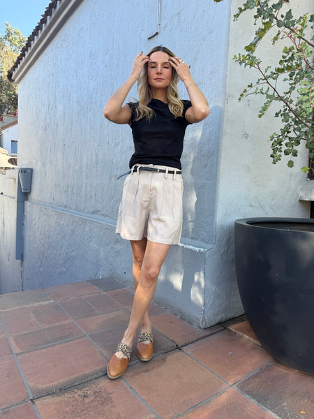 SHORT SASTRERO LUNA BEIGE