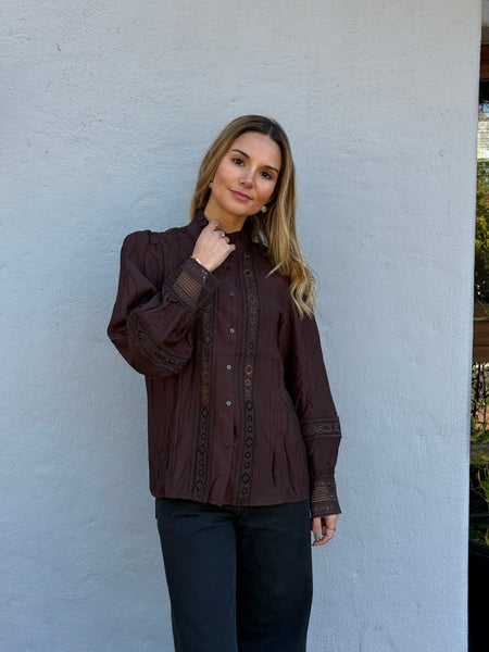 BLUSA OLIVIA CAFÉ