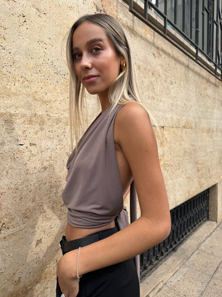 TOP AURA TAUPE