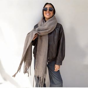 MAXI BUFANDA BEIGE