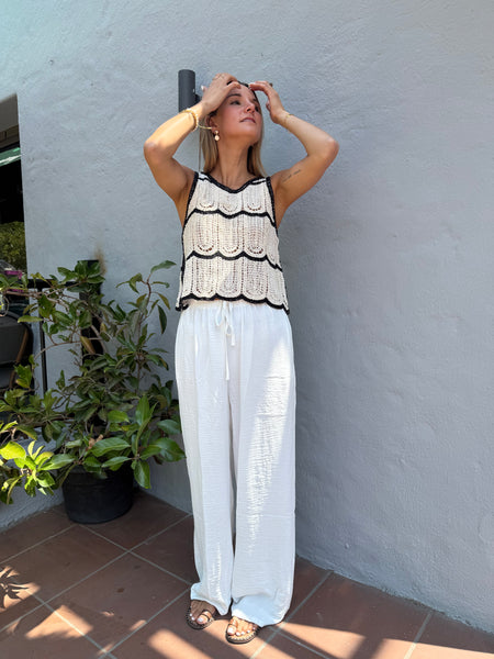 TOP BORDADO PARIS BEIGE