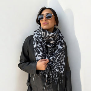 BUFANA PRINT LEOPARDO GRIS