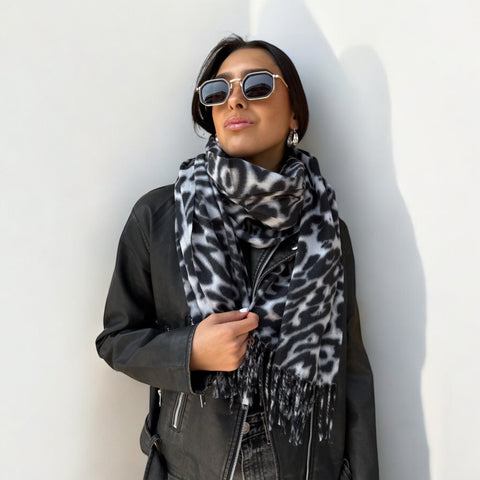 BUFANA PRINT LEOPARDO GRIS