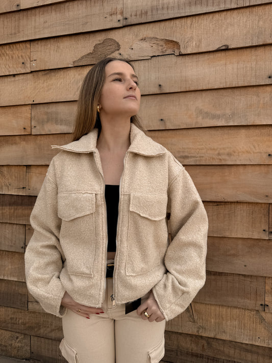 Chaqueta Madrid beige