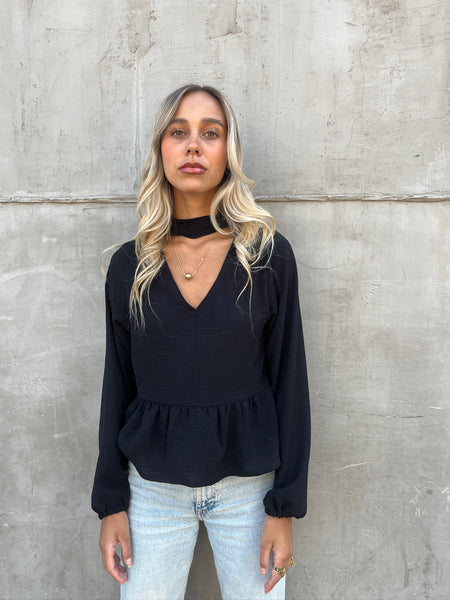 BLUSA CANDELARIA NEGRO