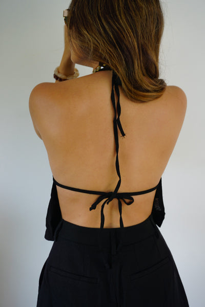 TOP NAPOLES LINO NEGRO