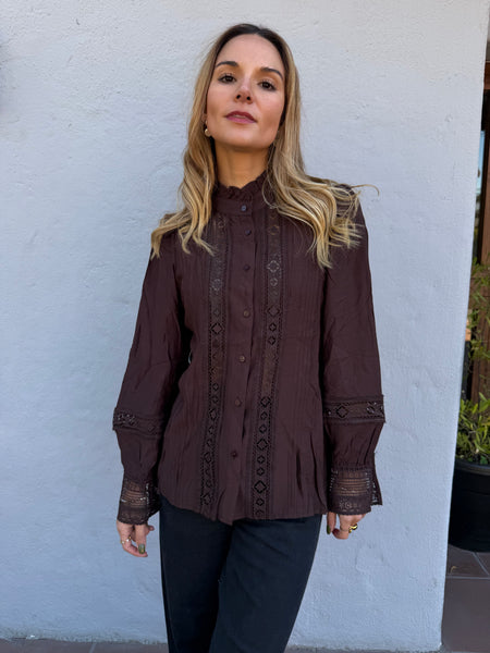 BLUSA OLIVIA CAFÉ