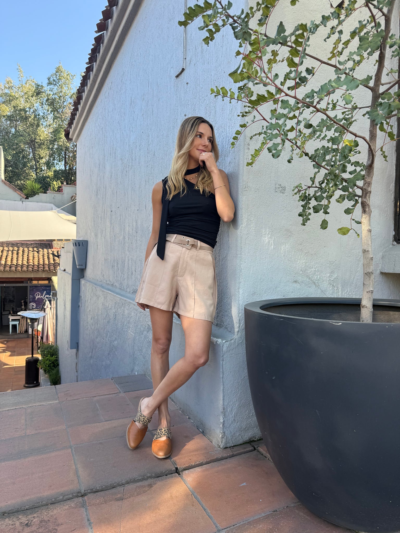 SHORT SASTRERO CALIA BEIGE