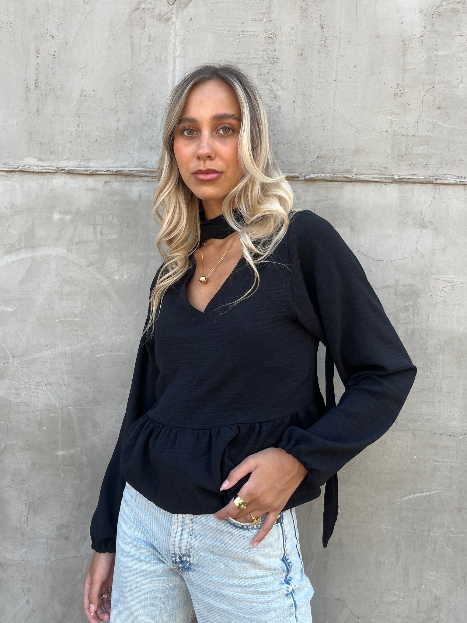 BLUSA CANDELARIA NEGRO