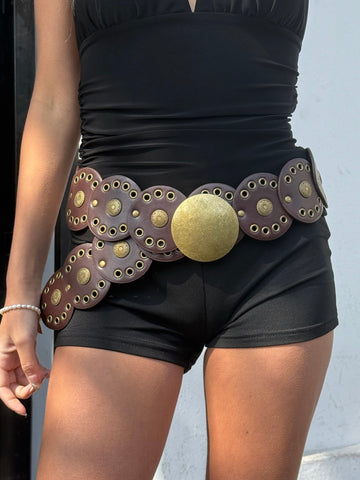 CINTURÓN CARMINA MARRÓN
