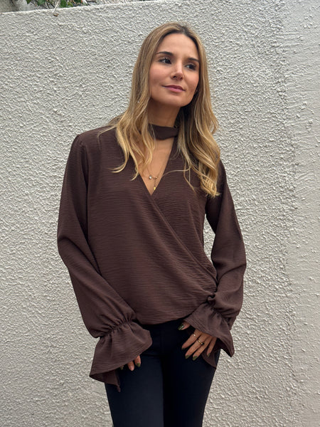 BLUSA GRANADA CAFÉ