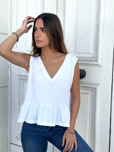 Polera Isidora blanco