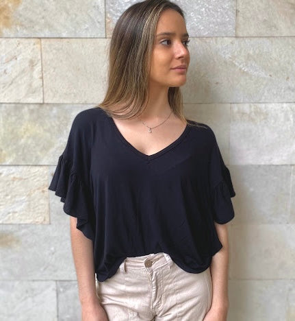 Polera Aura negro