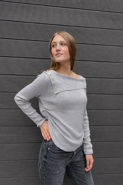 SWEATER DOHA GRIS